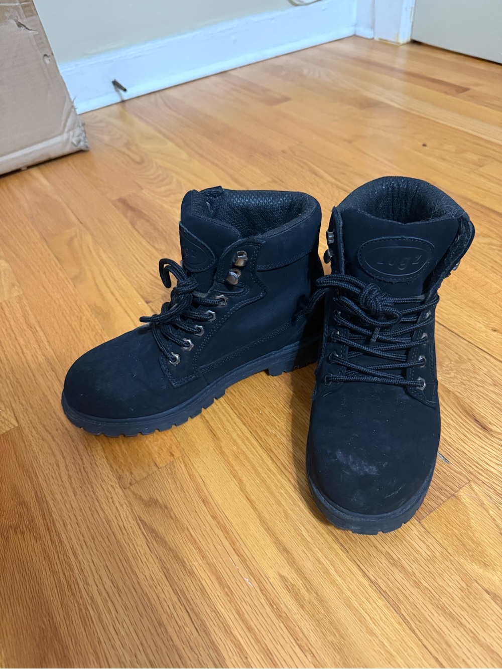 Lugz Women's Black Lace-Up Winter Boots